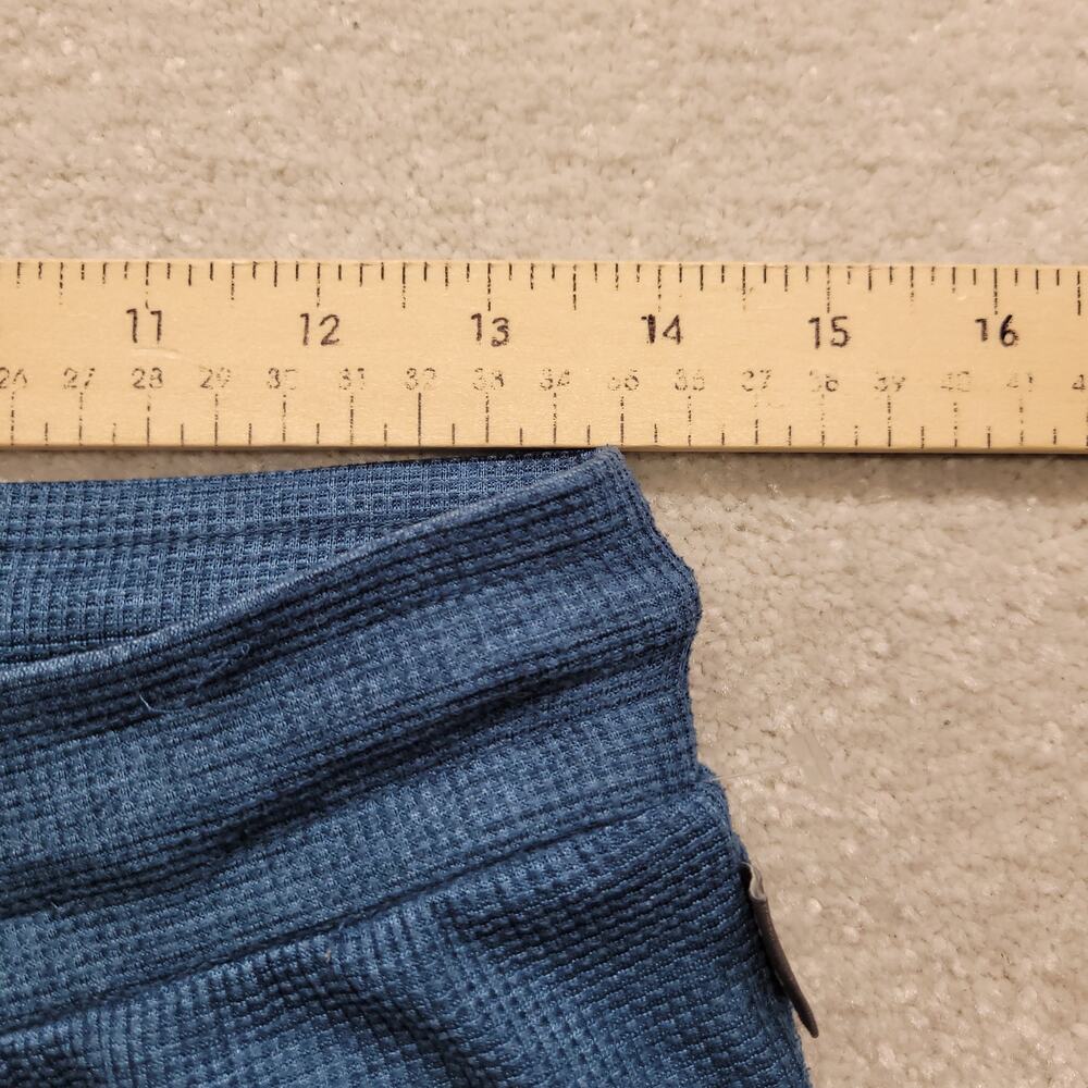 Eddie Bauer Womens Small Blue Waffle Knit Pajama Pants Sleepwear Lounge - Picture 4 of 7